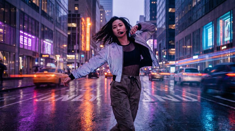 镜子前面MV拍摄视频作品